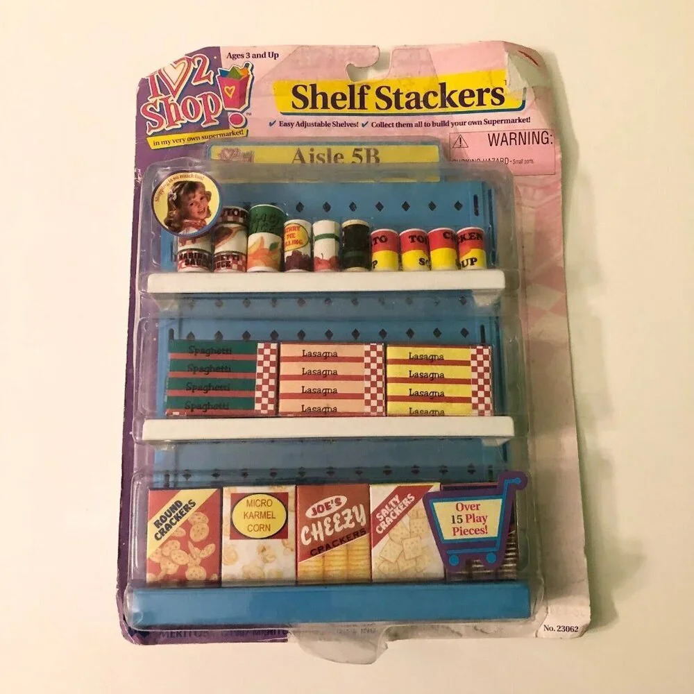 1997 I Love 2 Shop Meritus Shelf Stackers Aisle 5B Soups Sauces Pastas